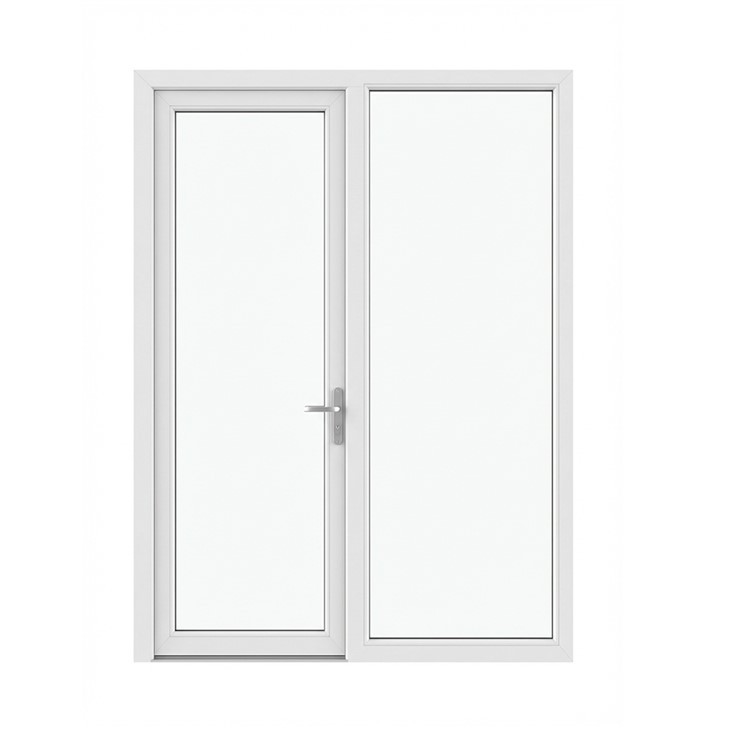 Минималистични бели PVC спални врати