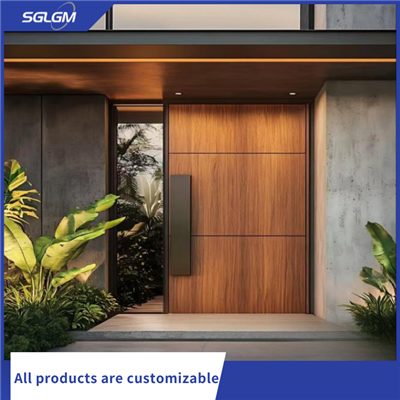 Външна дървена врата